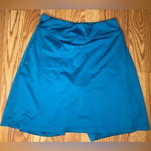 again 1231 skort- breathable & lightweight; small pocket in waistband